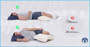 posiciones para dormir y aliviar el dolor de espalda